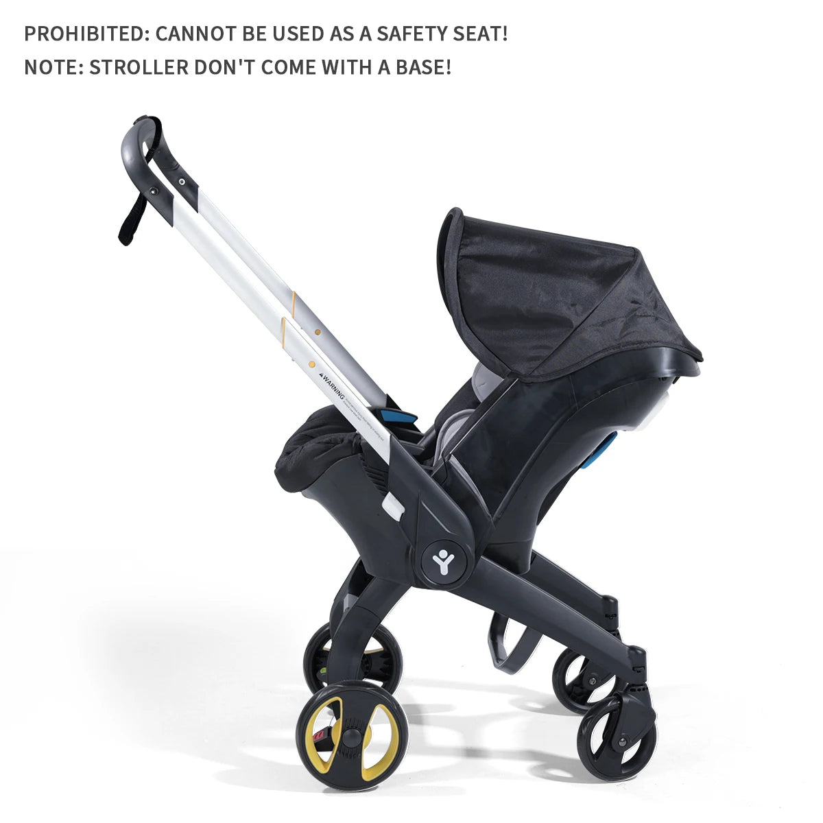 Baby stroller, can be pushed in both directions, lightweight and foldable, suitable for carrying on trips, comes with sunshade