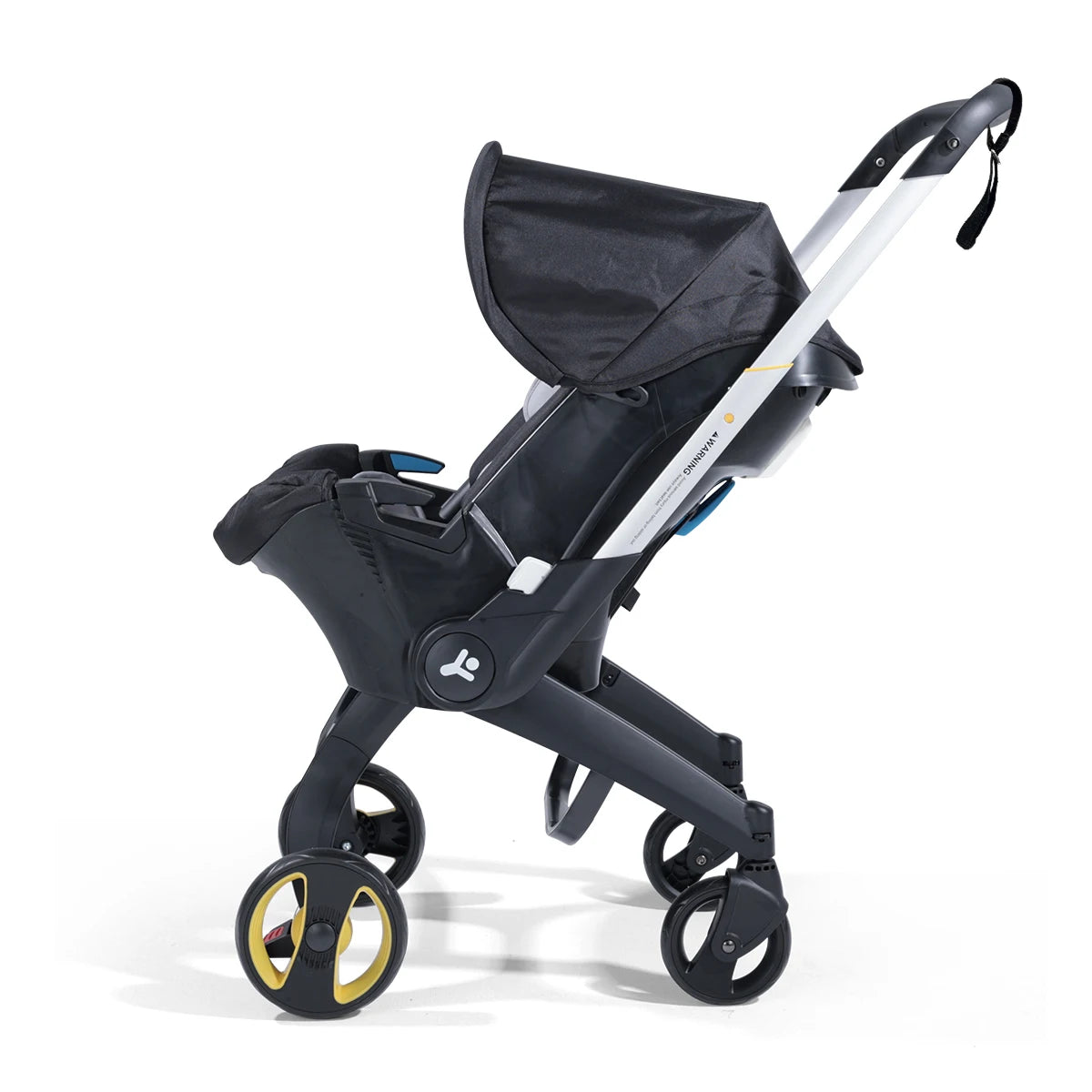 Baby stroller, foldable and portable out of the car, can be carried out in both directions, with awning, two-color optional