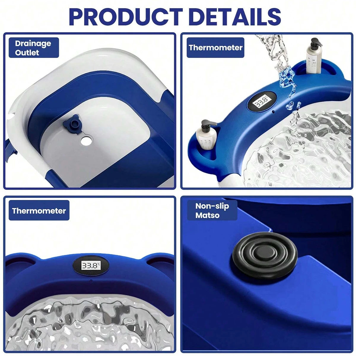 Can Feel The Temperature Anti-mold Anti-bacteria Bath Basin,Baby Bath Tub Large, Foldable Baby Bath For Home Use, Bath net