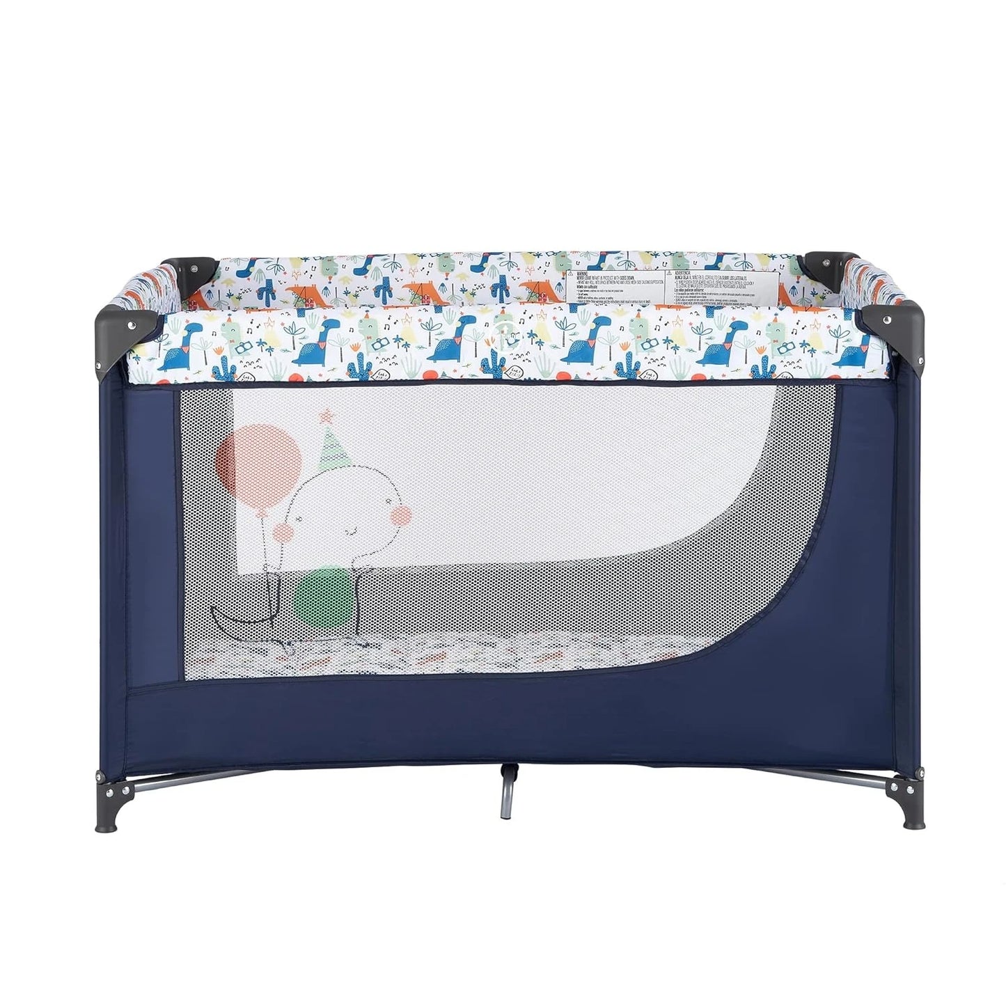Travel Foldable Portable Bassinet Baby Infant Comfortable Play Yard Crib Cot with Soft Mattress Breathable Mesh Walls