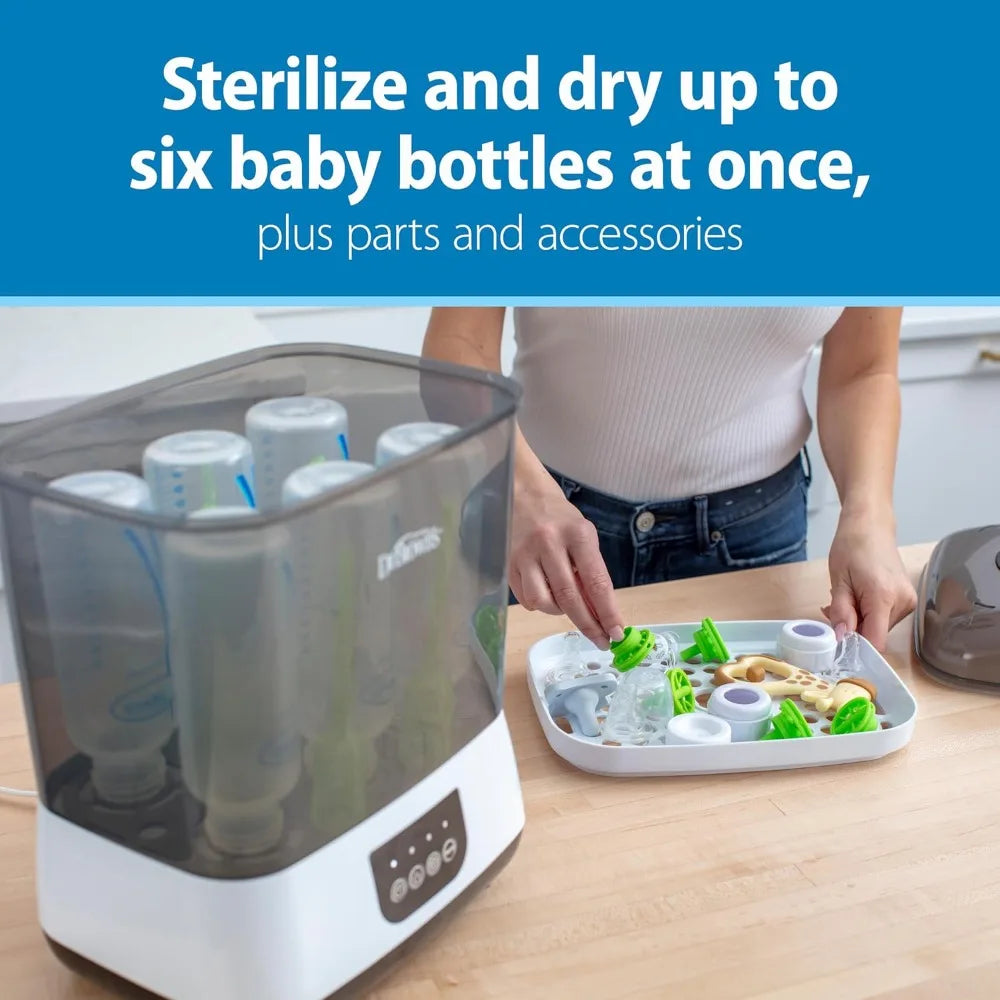 All-in-One Sterilizer and Dryer for Baby Bottles, Parts & Other Newborn Essentials