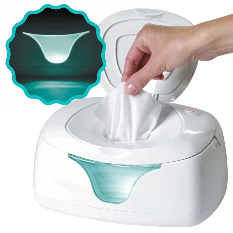 HOME Tool Baby Wipe Warmer and Baby Wet Wipes Dispenser Warmer for Babies Diaper Wipe Warmer with Changing Light