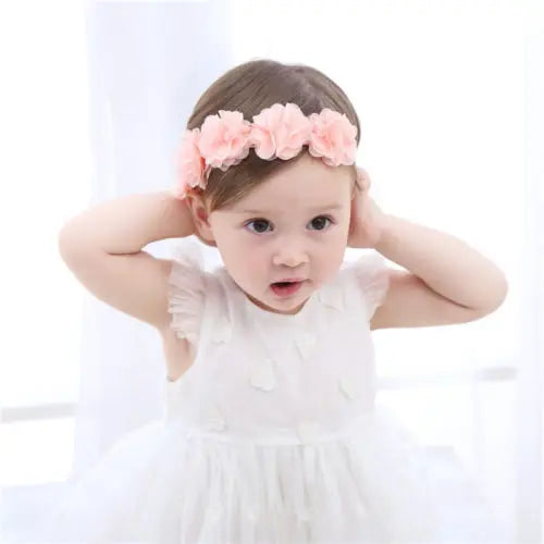 Adorable Baby Girl Bow Headband with Rhinestone Detail for Infants and Toddlers Hair Accessories Hairbands for 0-3 Years