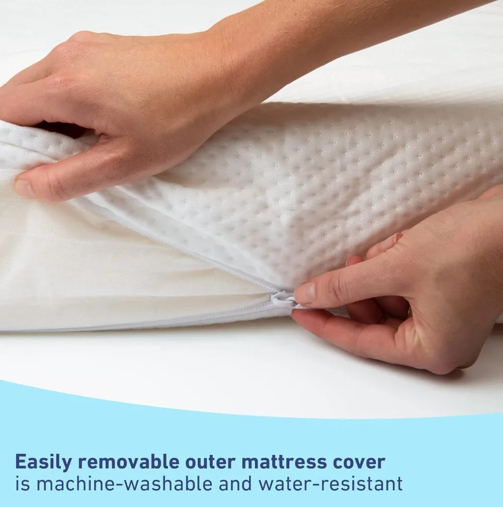 Crib&Toddler Mattress,Fits All Standard Crib & Toddler Beds,Waterproof Sleep Surface, Machine-Washable Outer Cover for Easy Care