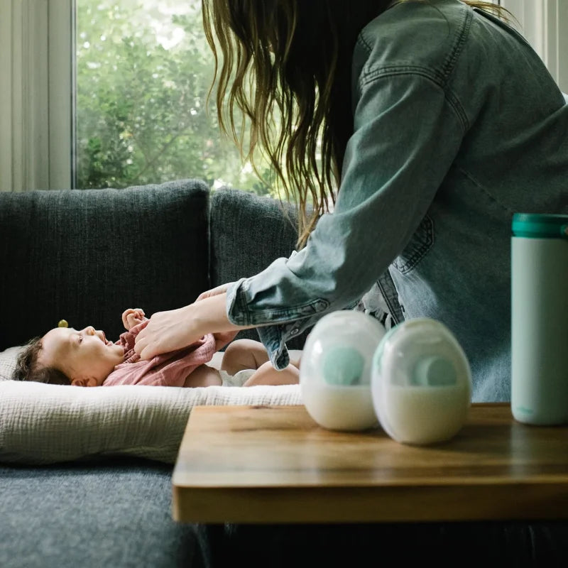 Hands Free Breast Pump - Wearable Breastfeeding Pump - Portable, Electric, Cordless, 9 Levels of Hospital Grade Suct