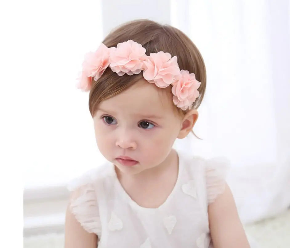Adorable Baby Girl Bow Headband with Rhinestone Detail for Infants and Toddlers Hair Accessories Hairbands for 0-3 Years