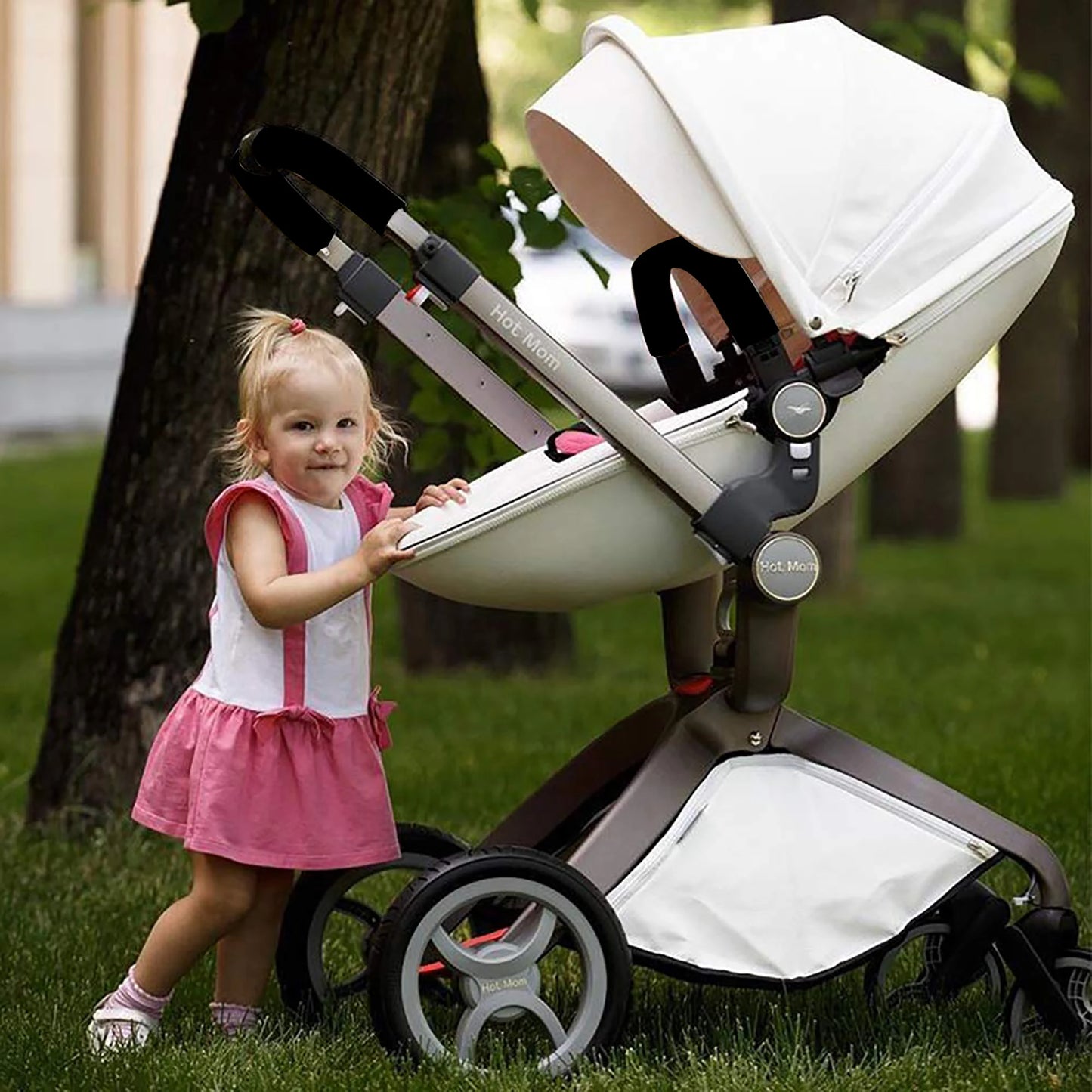 F22 baby stroller 3in1 ,adjustable seat,aluminum frame,solid rubber tires,rain cover,mosquito net,large storage basket