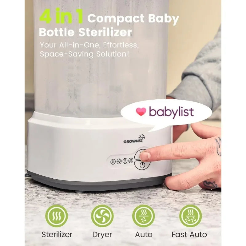 Hot sale.Bottle Sterilizer and Dryer, 2024 Compact Electric Steam Baby Bottle Sterilizer (Esterilizador de Biberones)