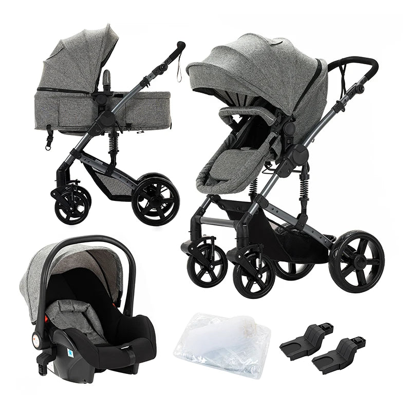 High quality newborn Lightweight Baby Stroller Folding Cart Comfort Baby Stroller 3 in 1 Child Safety Seat With ISOfix