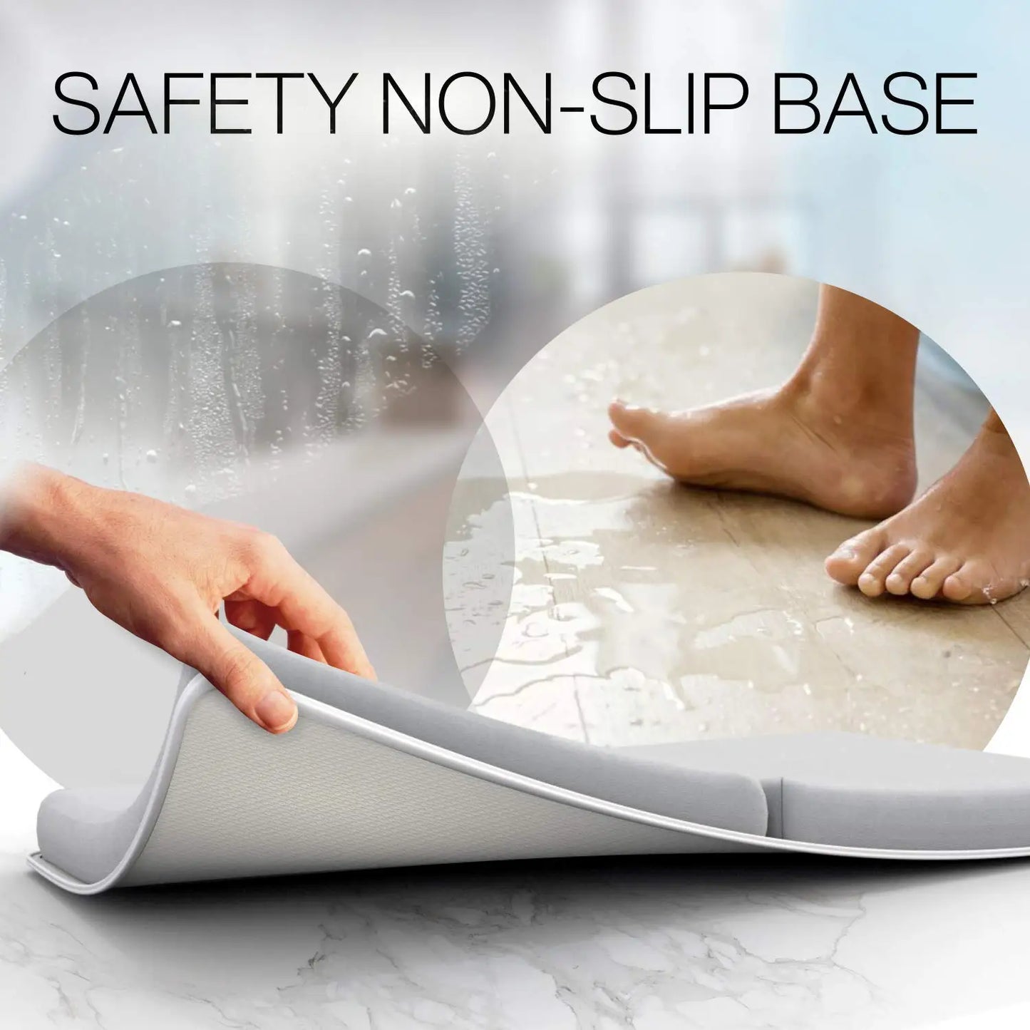 Kneeler and Elbow Kneeling Rest Pad for Baby Bathing Parents - Painless Foam Mat with Toy Organizer Pockets - Quick Drying