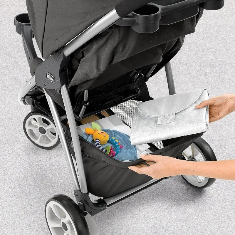 Viaro Quick-Fold Travel System, Includes Infant Car Seat and Base, Stroller and Car Seat Combo, Baby Travel Gear