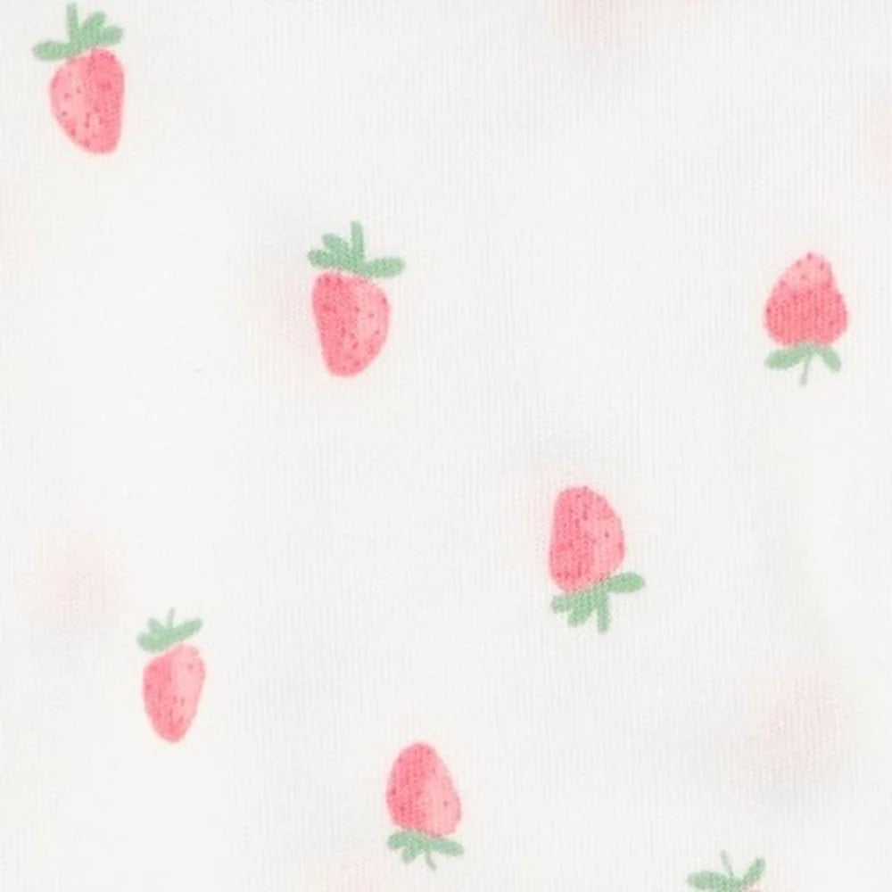 Carter's Just One You®️ Baby Strawberry 2pk Towel Pink Hooded Terry Cotton & Polyester 29"x29"