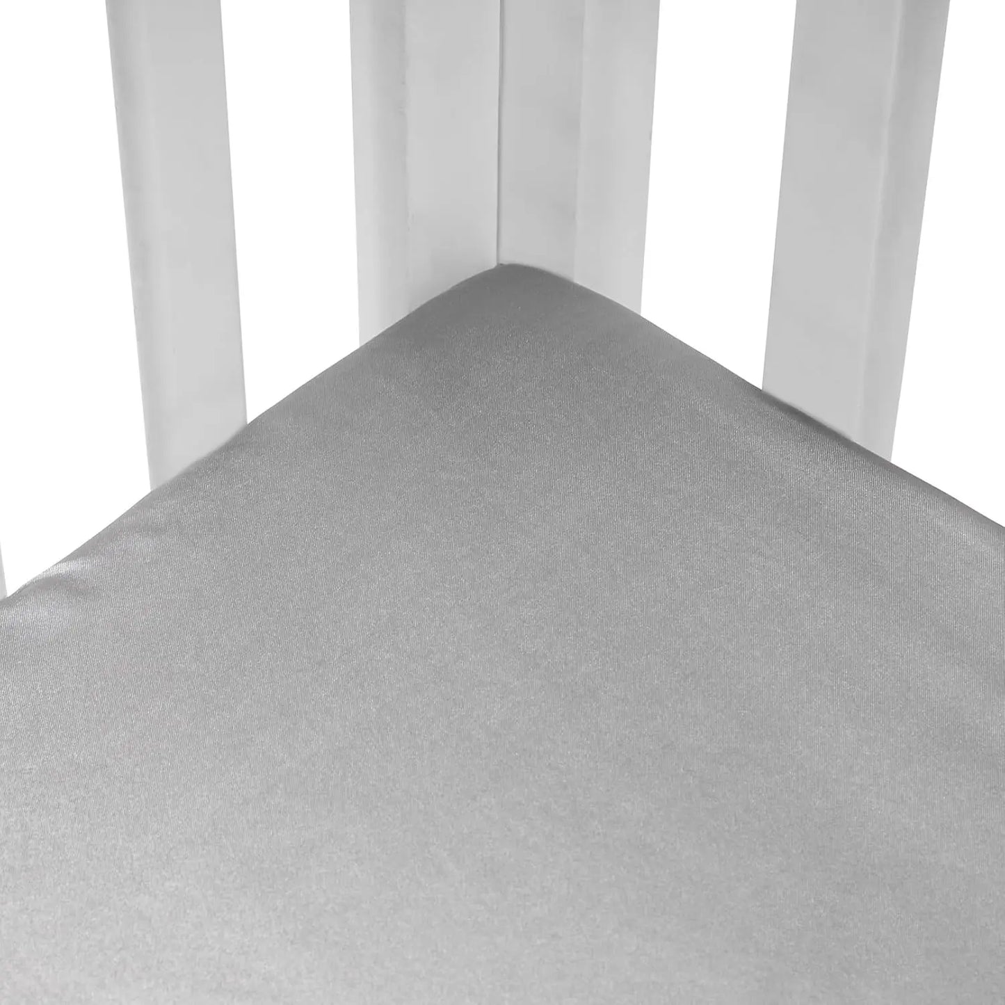 2 Pa Silk Crib Sheets For Baby With Sensitive Hair Satin Baby Mattr Sheet Boys And Girls Uni 52’’X28’’X8’’ Fitted