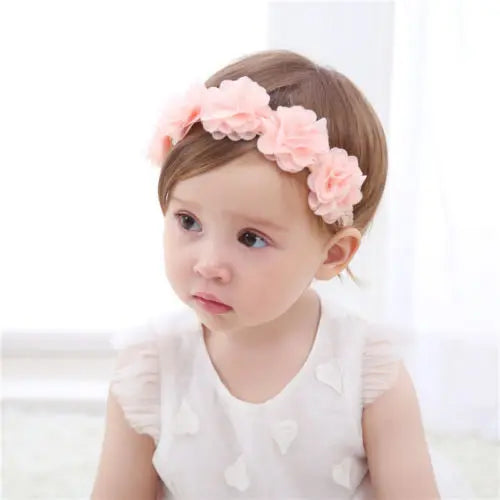 Adorable Baby Girl Bow Headband with Rhinestone Detail for Infants and Toddlers Hair Accessories Hairbands for 0-3 Years