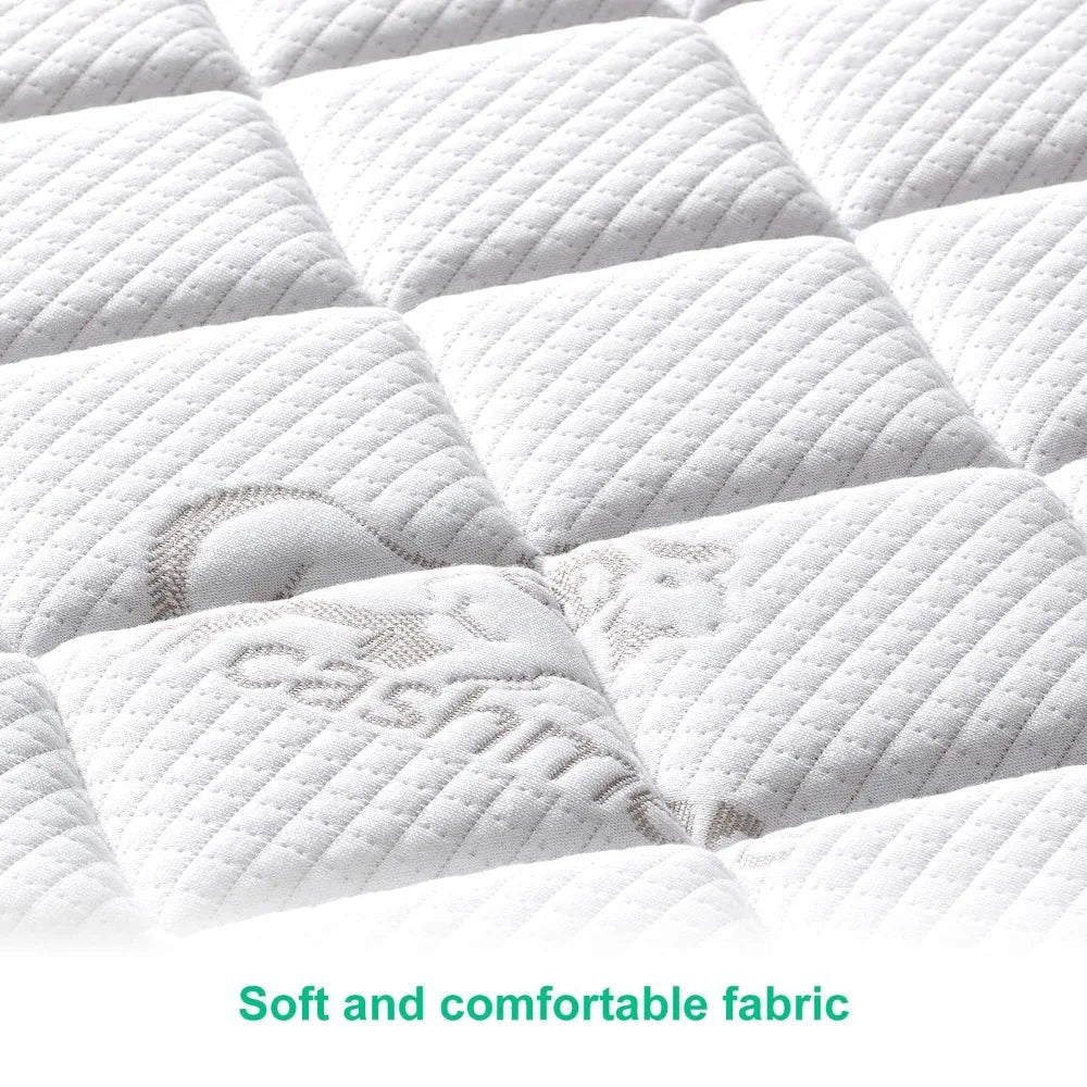 Premium Crib&Toddler Mattress,100% Knitted Fabric,Premium Fleece Surface-Hypoallergenic,Thick Firm Soft Crib Mattress,Non-Toxic