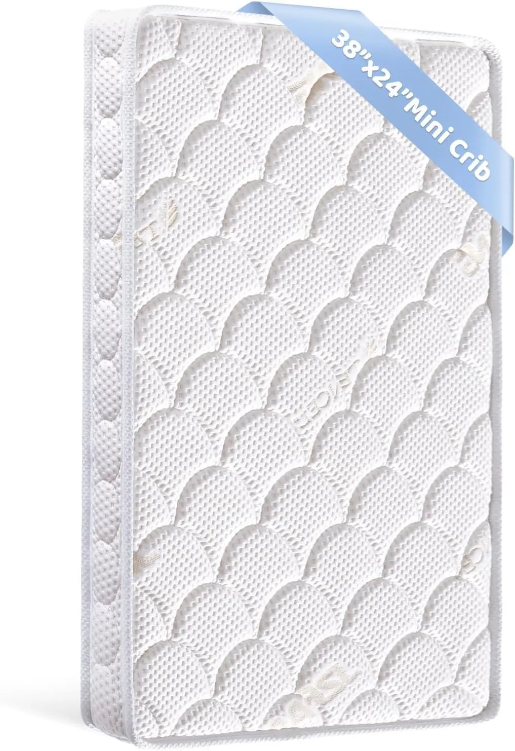 Mini Crib Mattr - 38X24X4 H- Dual Sided With Firm Support And Comfort Foam- Breathable, Quiet And Odorless, Fits Most Mini