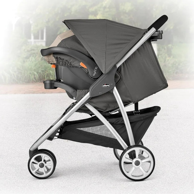 Viaro Quick-Fold Travel System, Includes Infant Car Seat and Base, Stroller and Car Seat Combo, Baby Travel Gear