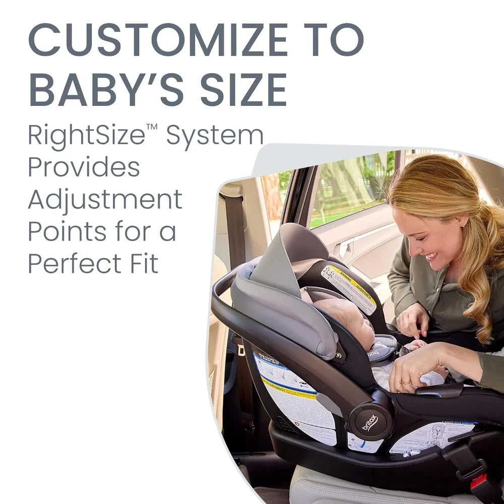 S+ Baby Travel System, Infant Car Seat and Stroller Combo with Base, ClickTight Technology