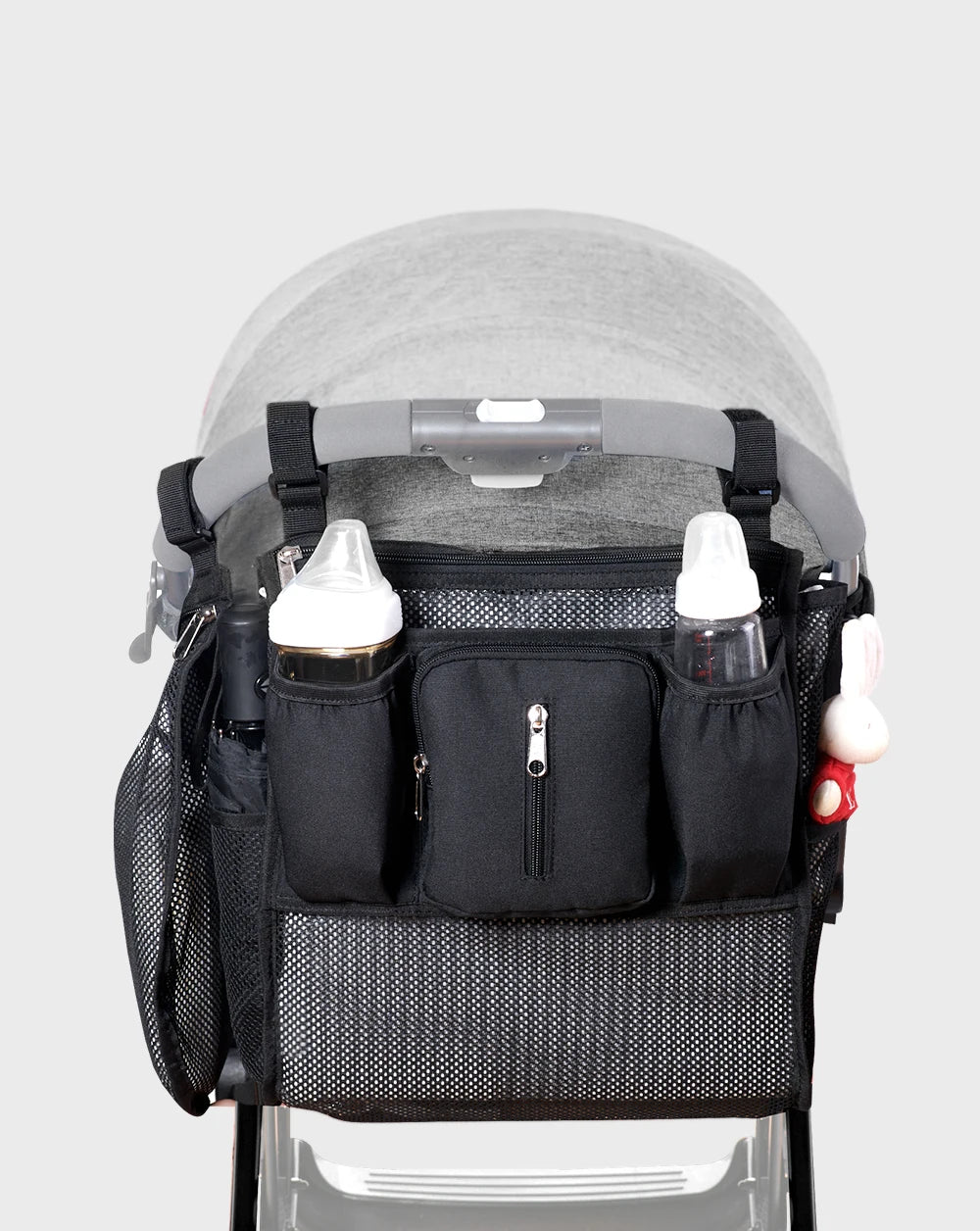 Baby Stroller Organizer Bag Infant Pram Cart Storage Bag with Baby Trolley Bag Carriage Bag Stroller Accessories