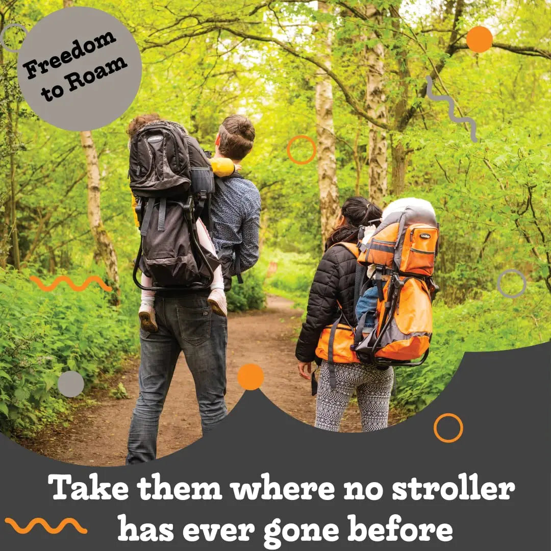 Carrier Backpack - Comfortable Baby Backpack Carrier - Toddler Hiking Backpack Carrier - Child Carrier Backpack