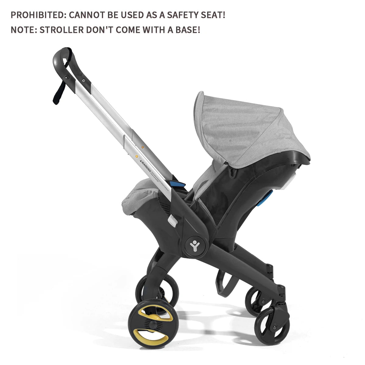 Baby stroller, can be pushed in both directions, lightweight and foldable, suitable for carrying on trips, comes with sunshade
