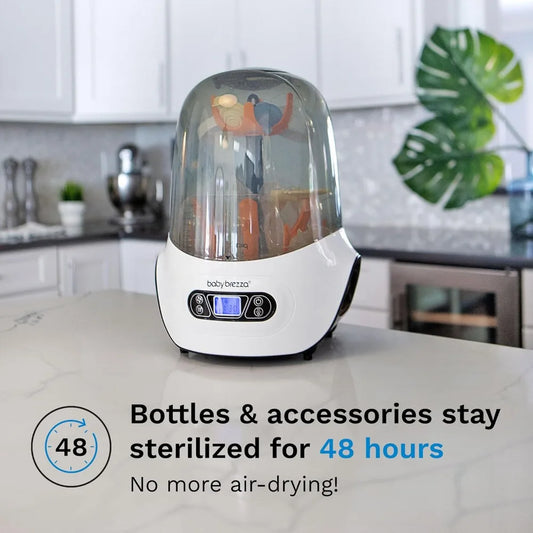 Baby Bottle Sterilizer and Dryer Machine – Electric Steam Sterilization - Universal Fit - Pacifiers, Glass, Plastic