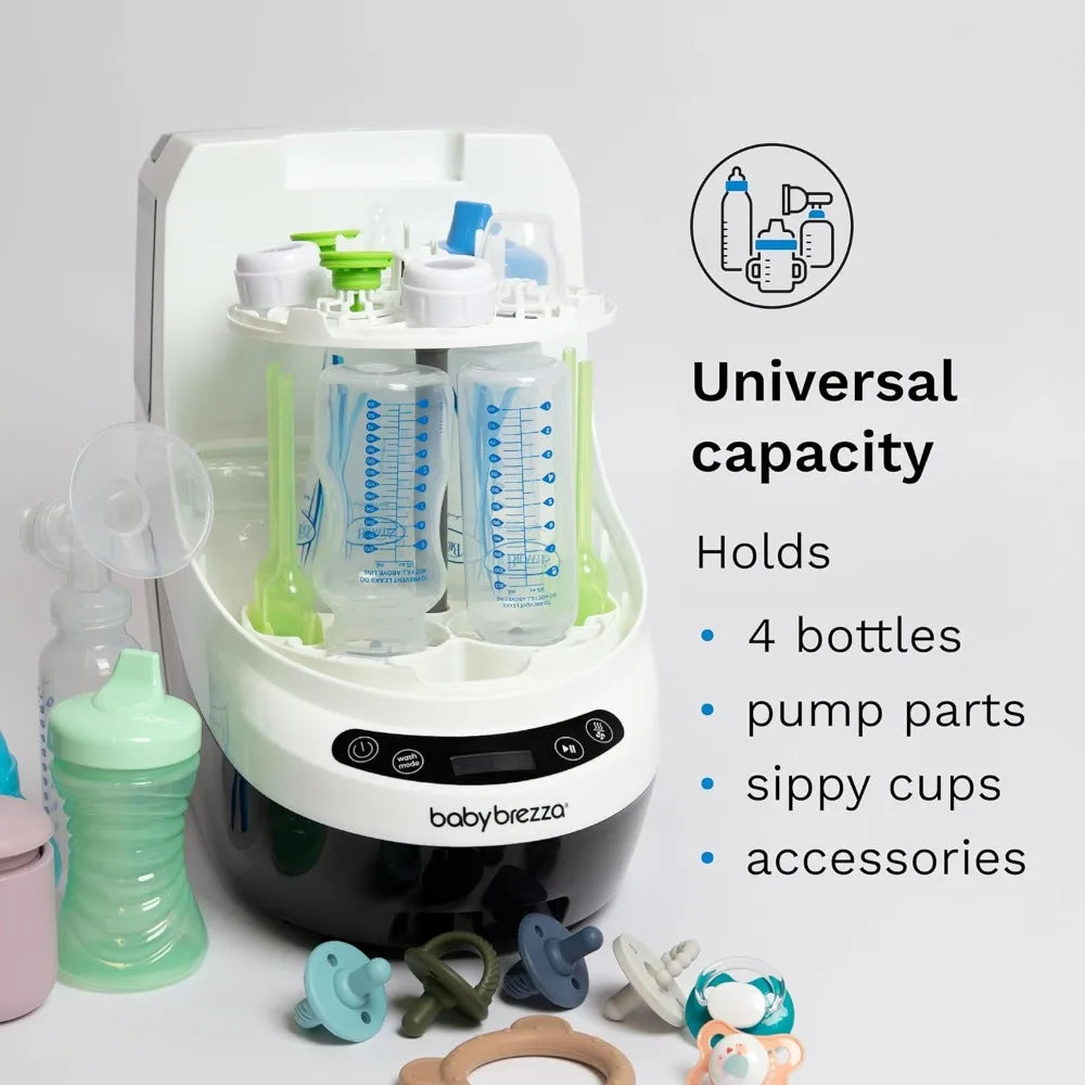 Bottle Washer Pro - Baby Bottle Washer, Sterilizer + Dryer - All in One Machine Cleans Bottles, Pump Parts