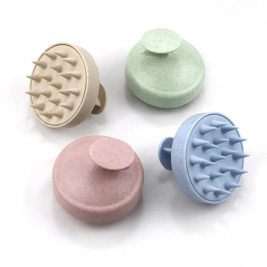 1/2 pcs Silicone Shampoo Brush Body Massage Brush Bath Shower Brush Salon Hairdressing Tool Scalp Massage Comb Hair Washing Comb