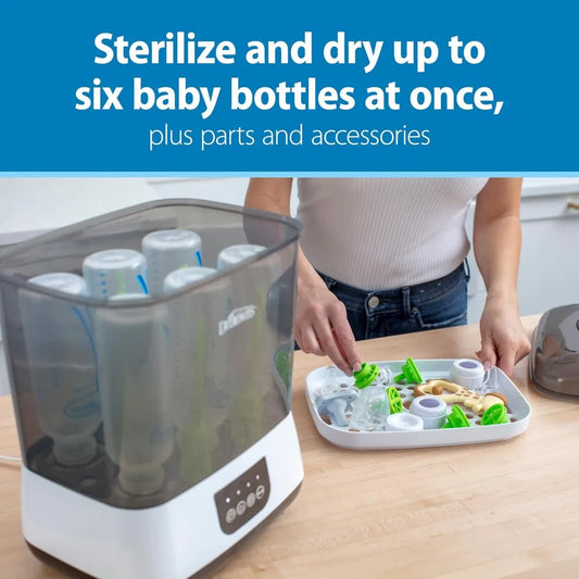 All-in-One Sterilizer and Dryer for Baby Bottles, Parts & Other Newborn Essentials