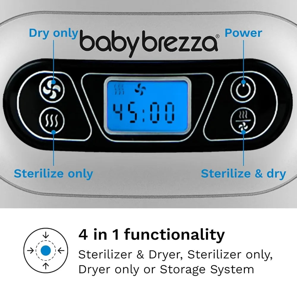 Baby Bottle Sterilizer and Dryer Machine – Electric Steam Sterilization - Universal Fit - Pacifiers, Glass, Plastic