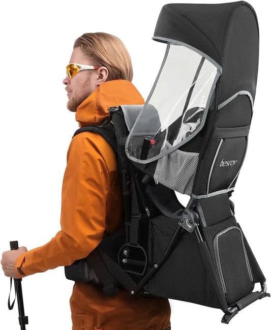 Baby Backpa Carrier For Hiking Toddler Backpa Carrier Child Carrier Black