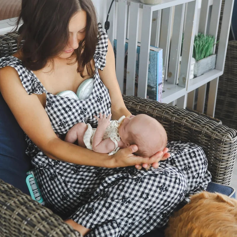 Hands Free Breast Pump - Wearable Breastfeeding Pump - Portable, Electric, Cordless, 9 Levels of Hospital Grade Suct