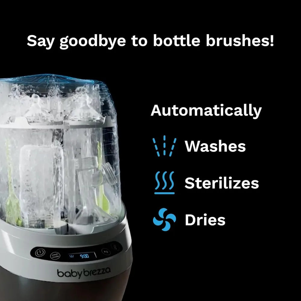 Bottle Washer Pro - Baby Bottle Washer, Sterilizer + Dryer - All in One Machine Cleans Bottles, Pump Parts
