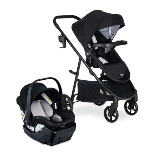 Baby Travel System, Infant Car Seat and Stroller Combo with Aspen Base, Click Tight Technology, Right Size System
