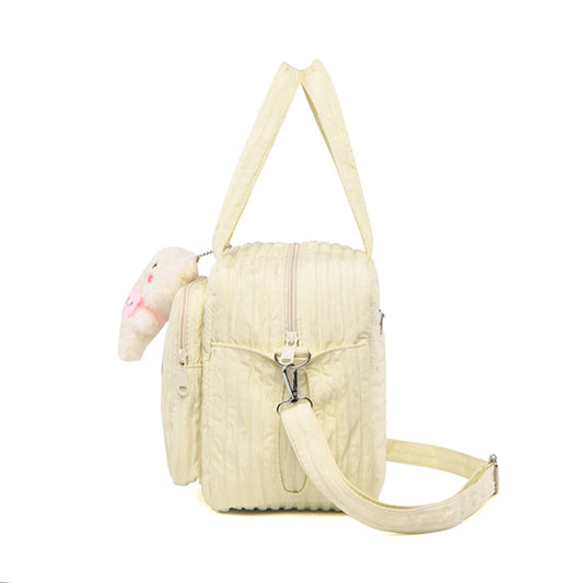 Mommy Stroller Nappy Bag Portable Cute Cartoon Multi-function Large Capacity Baby Diaper Bags with Pendant Nylon Mom Travel Tote