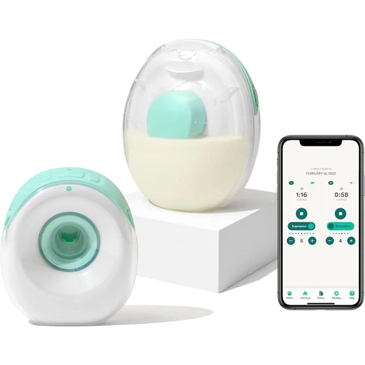 Hands Free Breast Pump - Wearable Breastfeeding Pump - Portable, Electric, Cordless, 9 Levels of Hospital Grade Suct