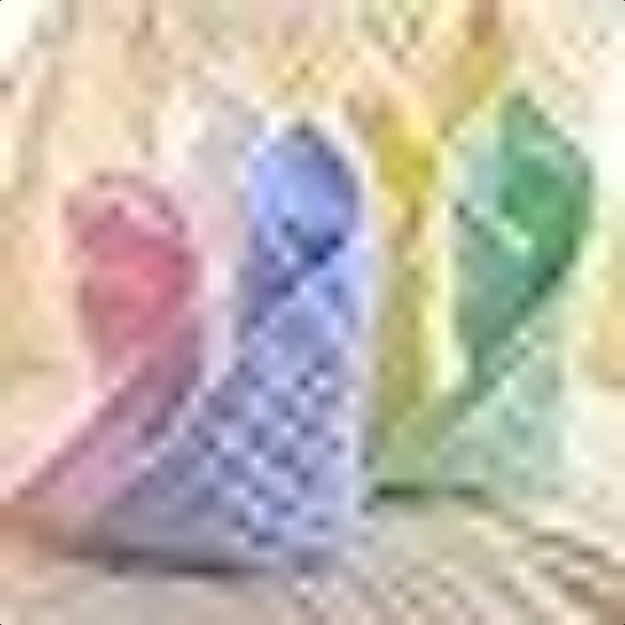 Baby Washcloths Natural Cotton Baby Wipes Soft Newborn Face Towel and Washcloth for Sensitive Skin Registry as Shower 5 Pack 12