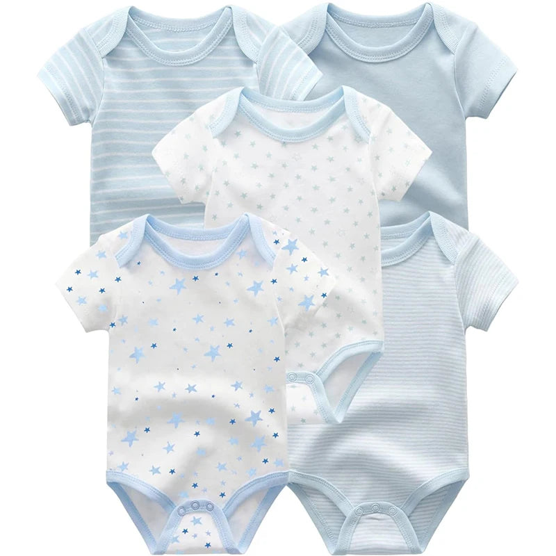 Unisex Fashion Bodysuit Set for Baby Boys and Girls Bodysuit and Accessories 19 Pack Comfortable Babywear Newborn Set