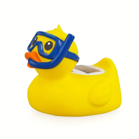 Digital Water Thermometer and Room Thermometer for Baby Bath Tub and Pool Includes Duck Floating Toy with Temperature Warning P