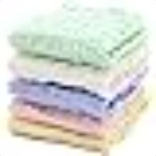 Baby Washcloths Natural Cotton Baby Wipes Soft Newborn Face Towel and Washcloth for Sensitive Skin Registry as Shower 5 Pack 12