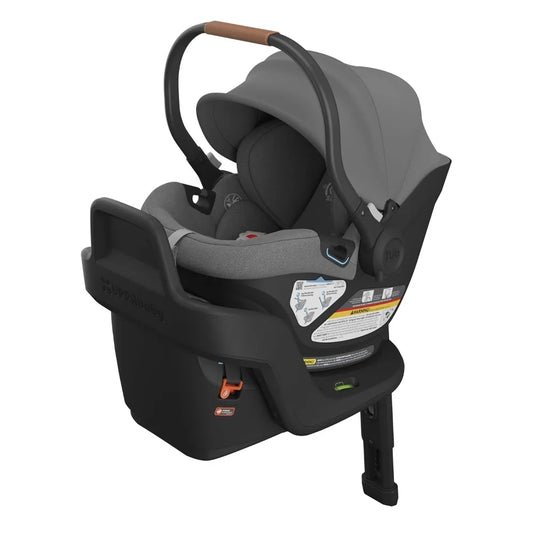 Lightweight Infant Car Seat/Just Under 6 lbs for Easy Portability/Base with Load Leg + Infant Insert Included/Direct