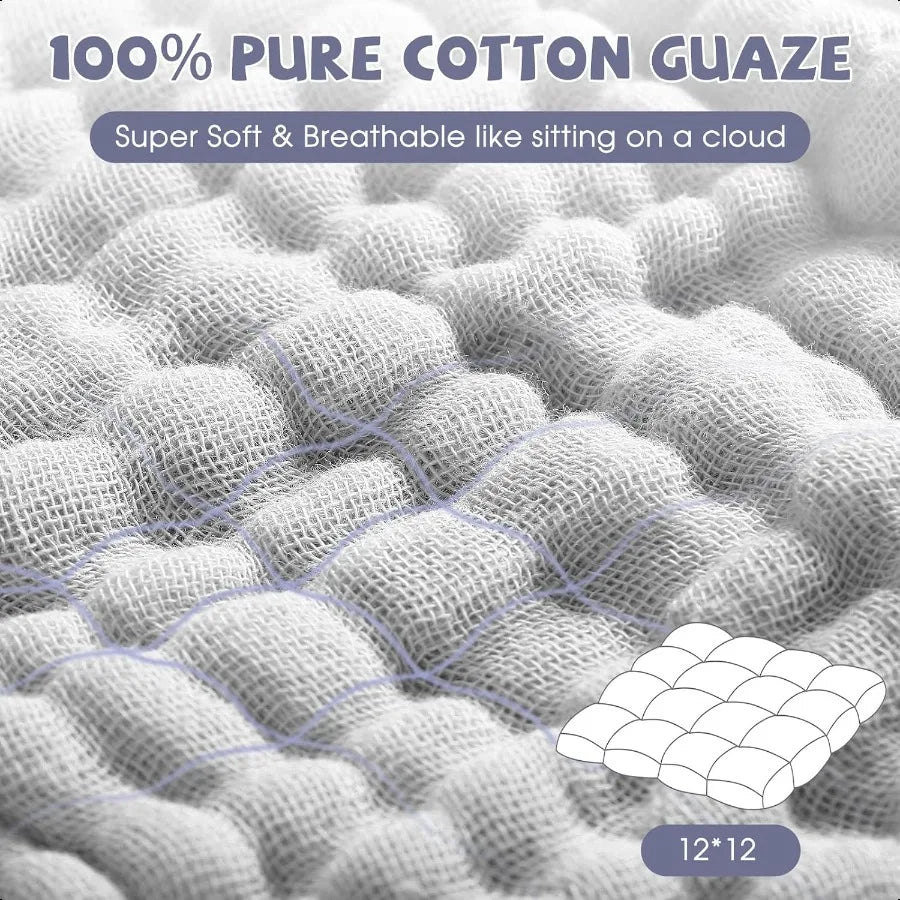 Baby Washcloths Soft Face Cloths for Newborn Absorbent Bath Face Towels Baby Wipes Burp Cloths or Face Towels Baby Registry as