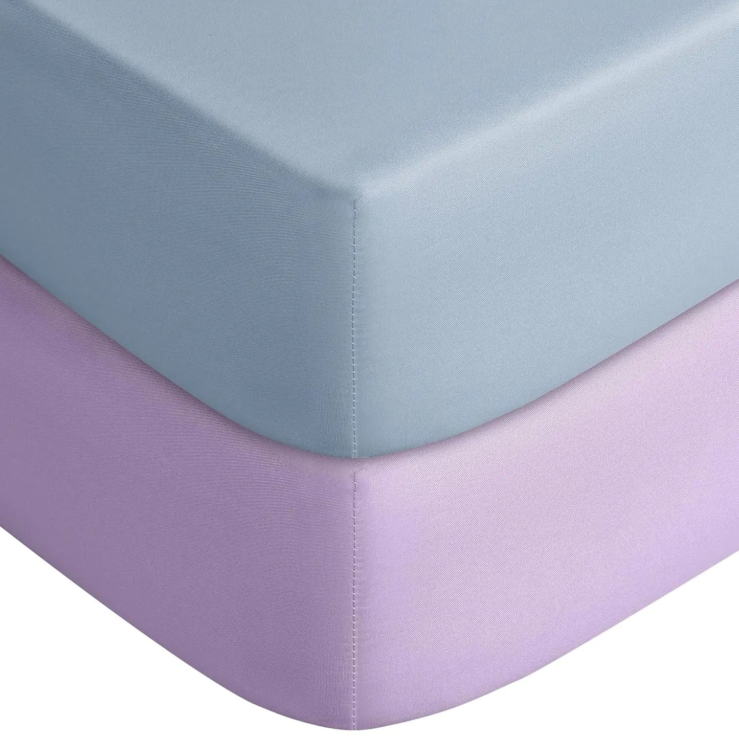 Baby Crib Sheets For Boys Girls, Fitted Crib Sheet 2 Pa For Standard Crib And Toddler Mattress, Super Soft Microfiber Baby