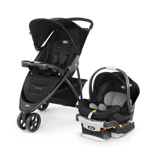 Viaro Quick-Fold Travel System, Includes Infant Car Seat and Base, Stroller and Car Seat Combo, Baby Travel Gear